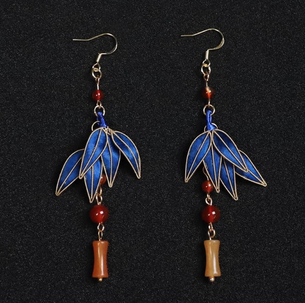 Silk Enamel Earrings