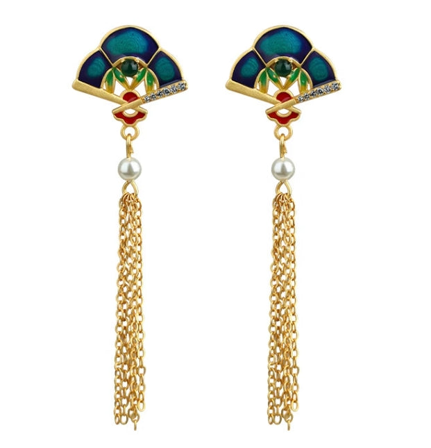 Fan Earrings