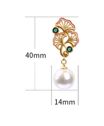 Ginkgo Radiant Prosperity Earrings