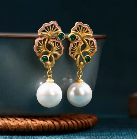 Ginkgo Radiant Prosperity Earrings